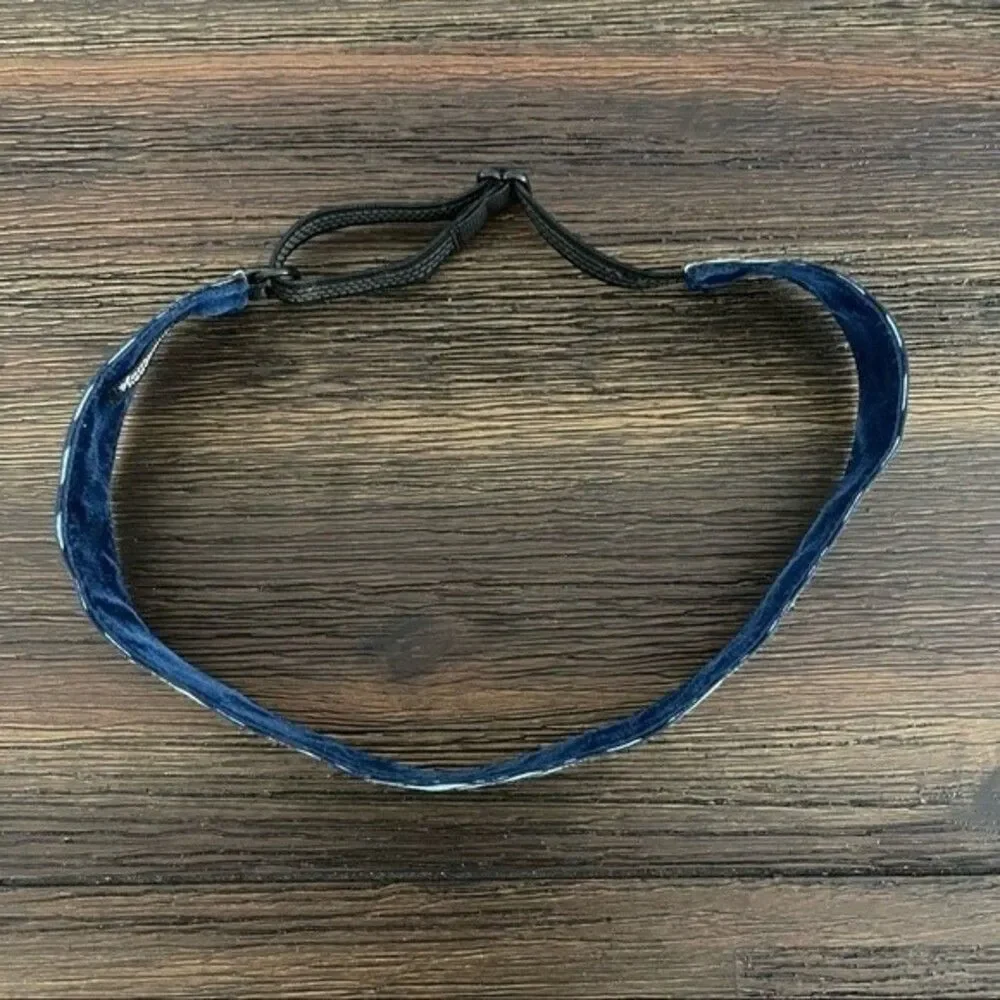 Glam Headbands Blue Striped Adjustable Active Headband